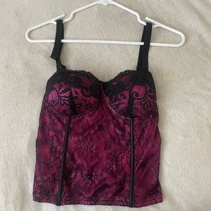 Black & Pink corset